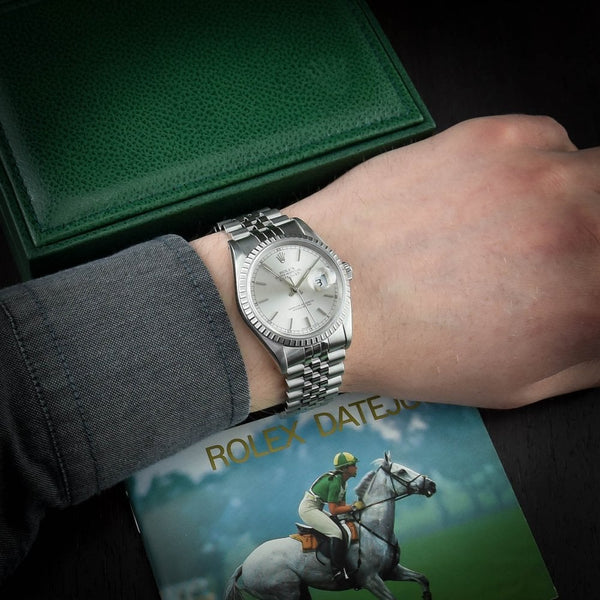 Datejust 16220 - Mens Watch - Baton Dial - 1991