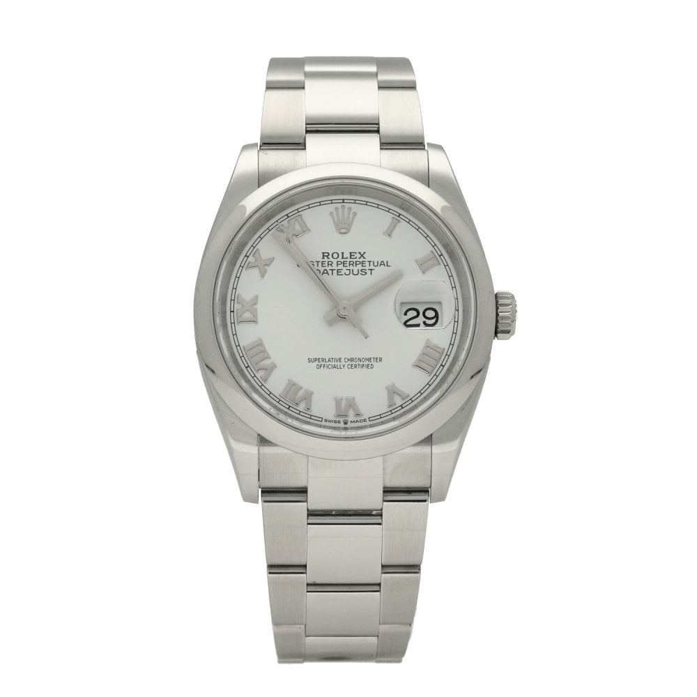Datejust 126200 - Men's Watch - White Dial - 2020