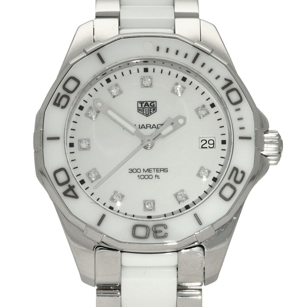 Aquaracer WAY131D - Ladies Watch - White Diamond Dial - 2019