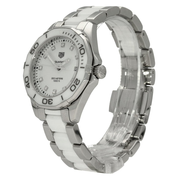 Aquaracer WAY131D - Ladies Watch - White Diamond Dial - 2019