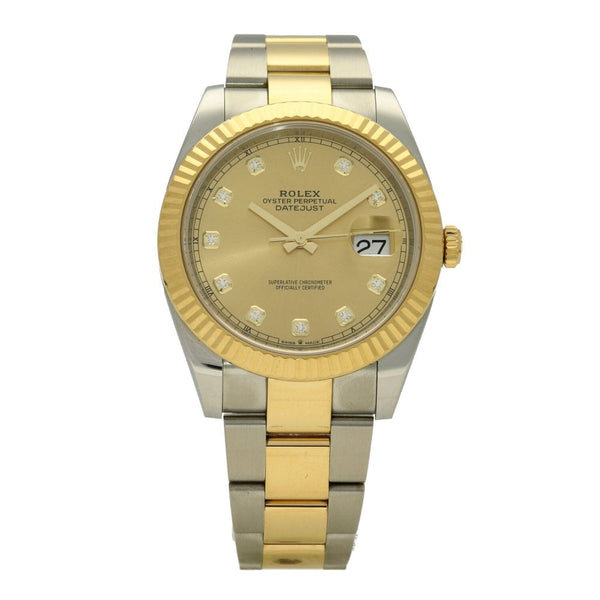 Datejust 126333 - Men's Watch - Gold Coloured Dial - 2020