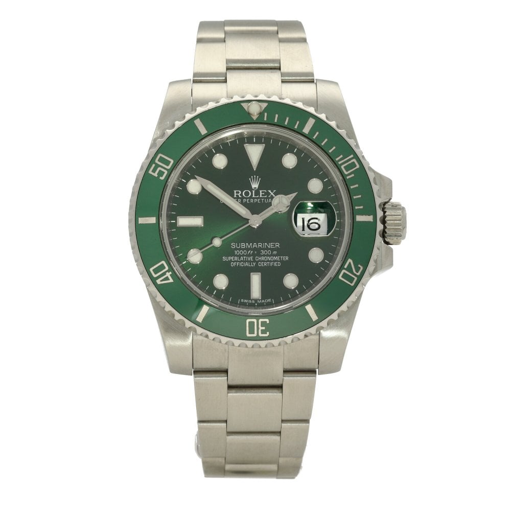Submariner 116610LV - Mens Watch - Green Dial - 2012