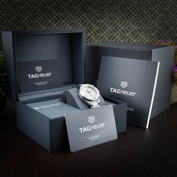 Aquaracer WAY131D - Ladies Watch - White Diamond Dial - 2019