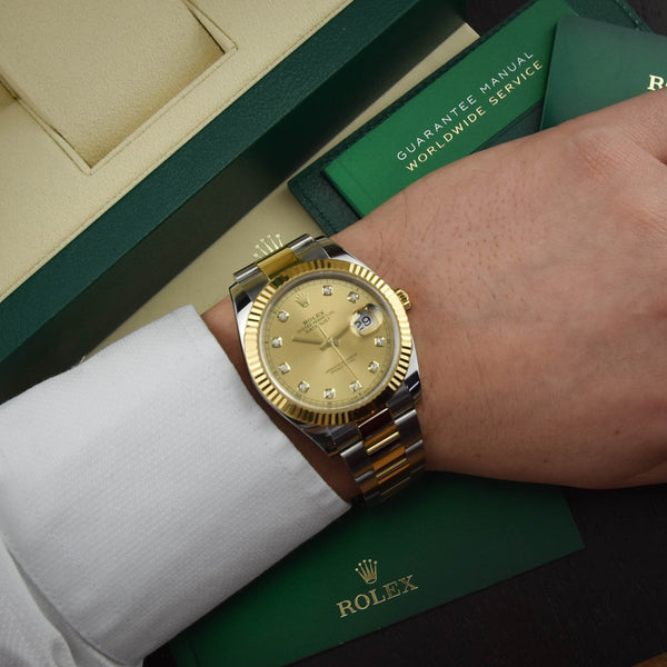 Datejust 126333 - Men's Watch - Gold Coloured Dial - 2020