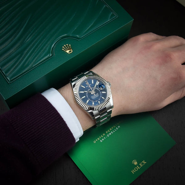 Sky-Dweller 326934 - Gents Watch - Blue Dial - 2018