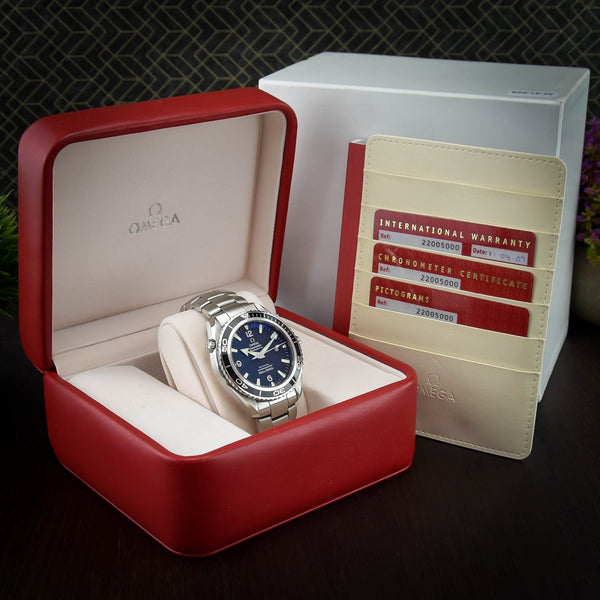 Seamaster Planet Ocean 22005000 - Mens Watch - Black Dial - 2009