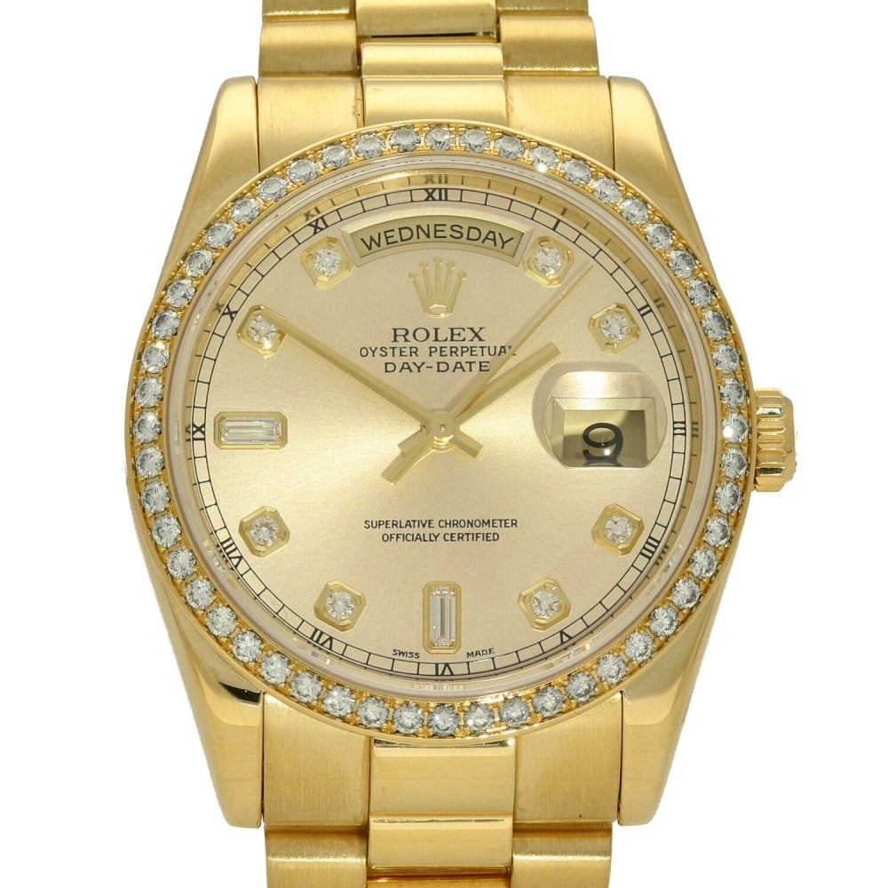 Day-Date 118348 - Men's Watch - Diamond Dial - 2005