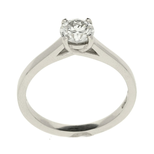 Ladies Platinum Diamond Engagement Ring - Size M - 0.68ct