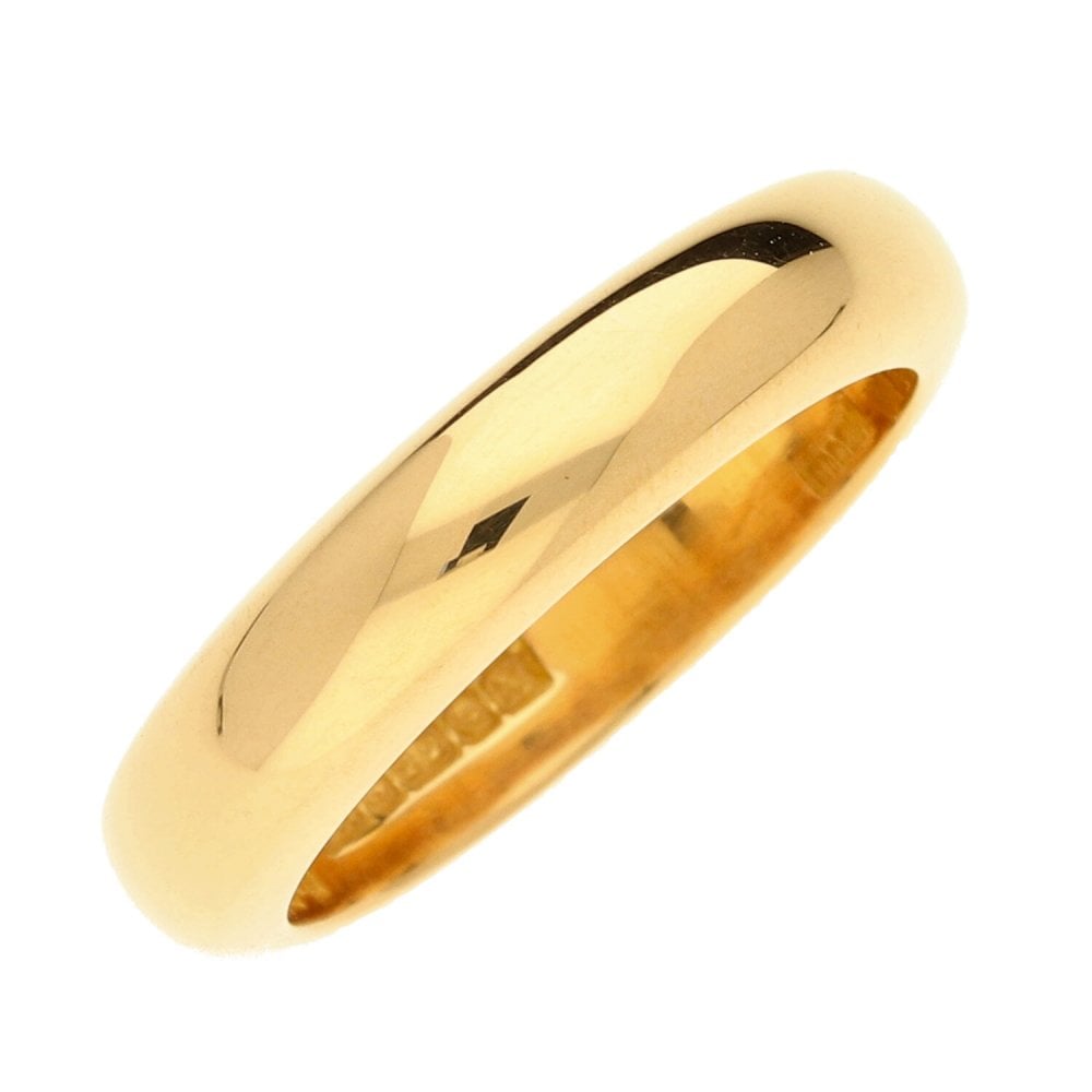 Ladies 22ct Rose Gold Wedding Ring - Size Q
