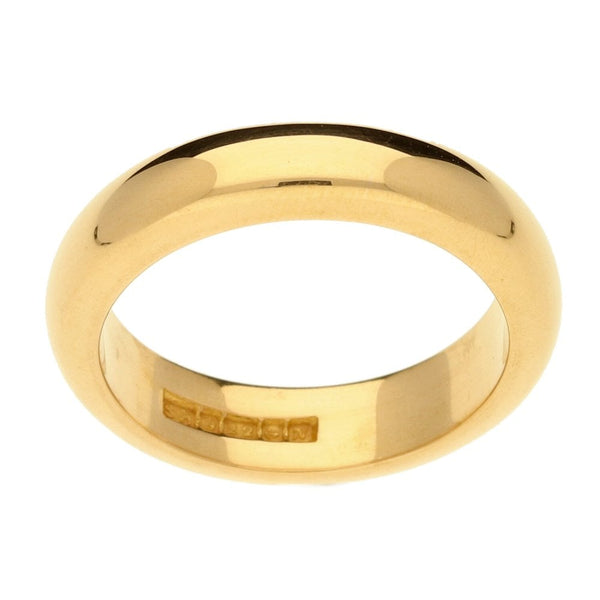Ladies 22ct Rose Gold Wedding Ring - Size Q