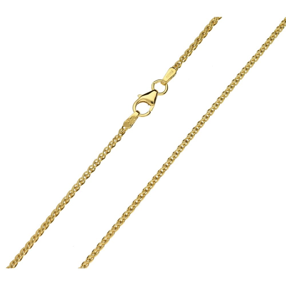 Ladies 18ct Yellow Gold Prince Of Wales Chain - 18"