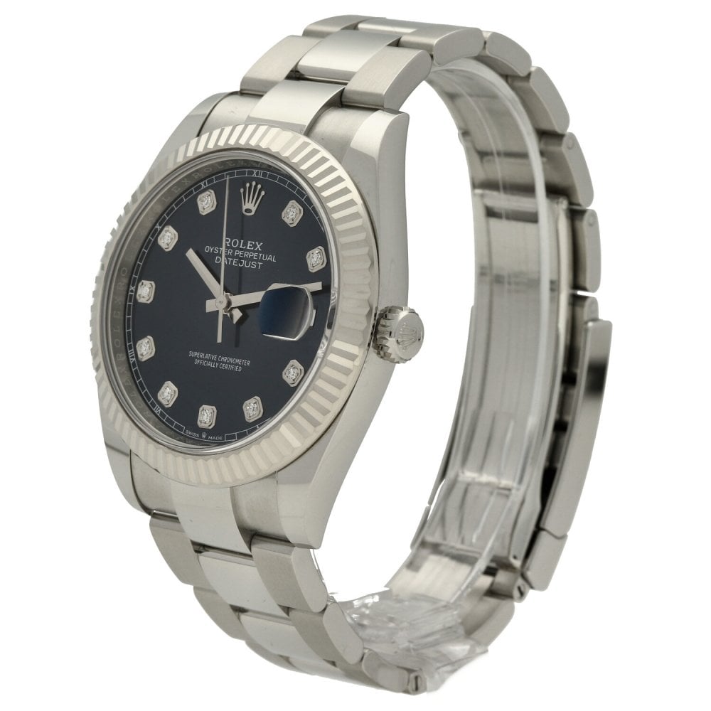 Datejust 126334 - Men's Watch - Blue Diamond Dial - 2022