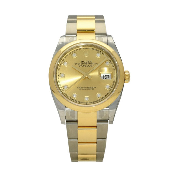 Datejust 126203 - Mens Watch - Champagne Diamond Dial  - 2022