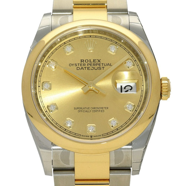 Datejust 126203 - Mens Watch - Champagne Diamond Dial  - 2022