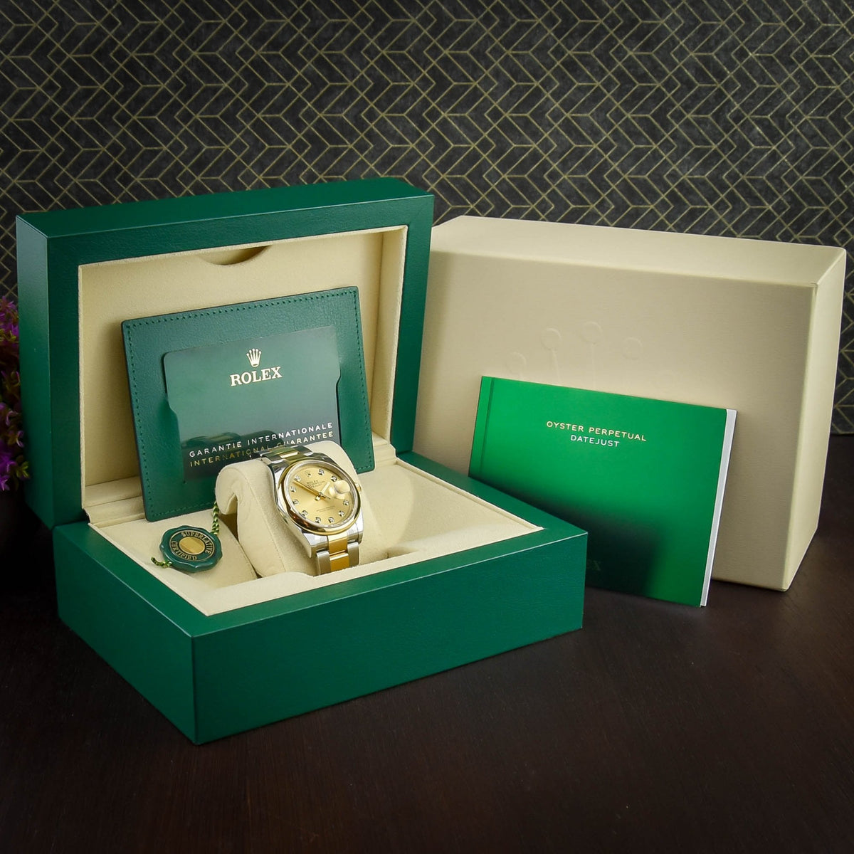 Datejust 126203 - Mens Watch - Champagne Diamond Dial  - 2022