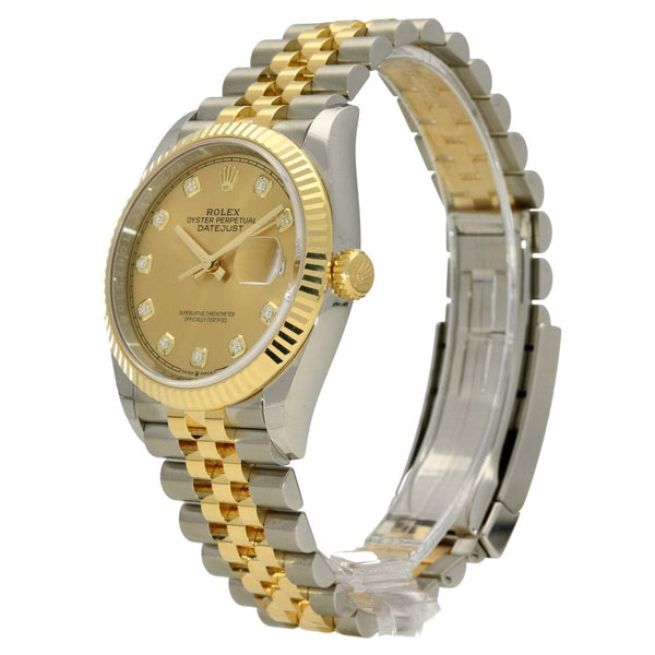 Datejust 126233 - Mens Watch - Champagne Diamond Dial - 2022