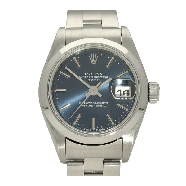 Oyster Perpetual Date 79160 - Ladies Watch - Blue Dial - 1998