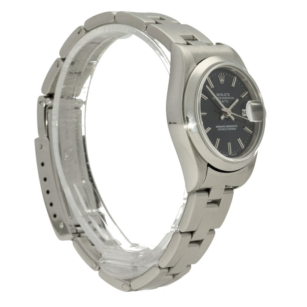 Oyster Perpetual Date 79160 - Ladies Watch - Blue Dial - 1998