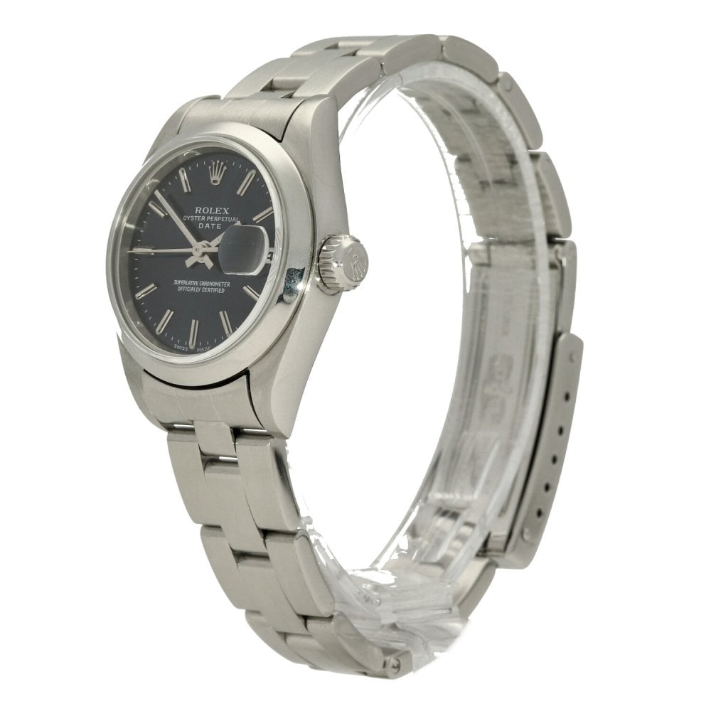 Oyster Perpetual Date 79160 - Ladies Watch - Blue Dial - 1998