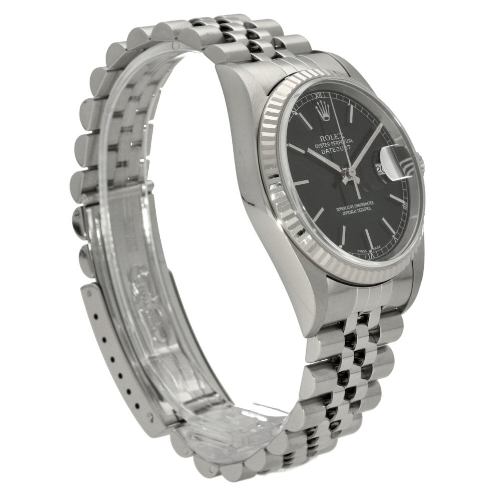 Datejust 16234 - Mens Watch - Black Dial - 2004