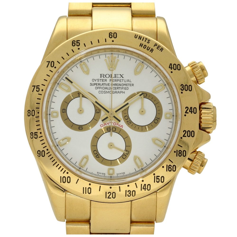 Daytona 116528 - Mens Watch - White Dial - 2007