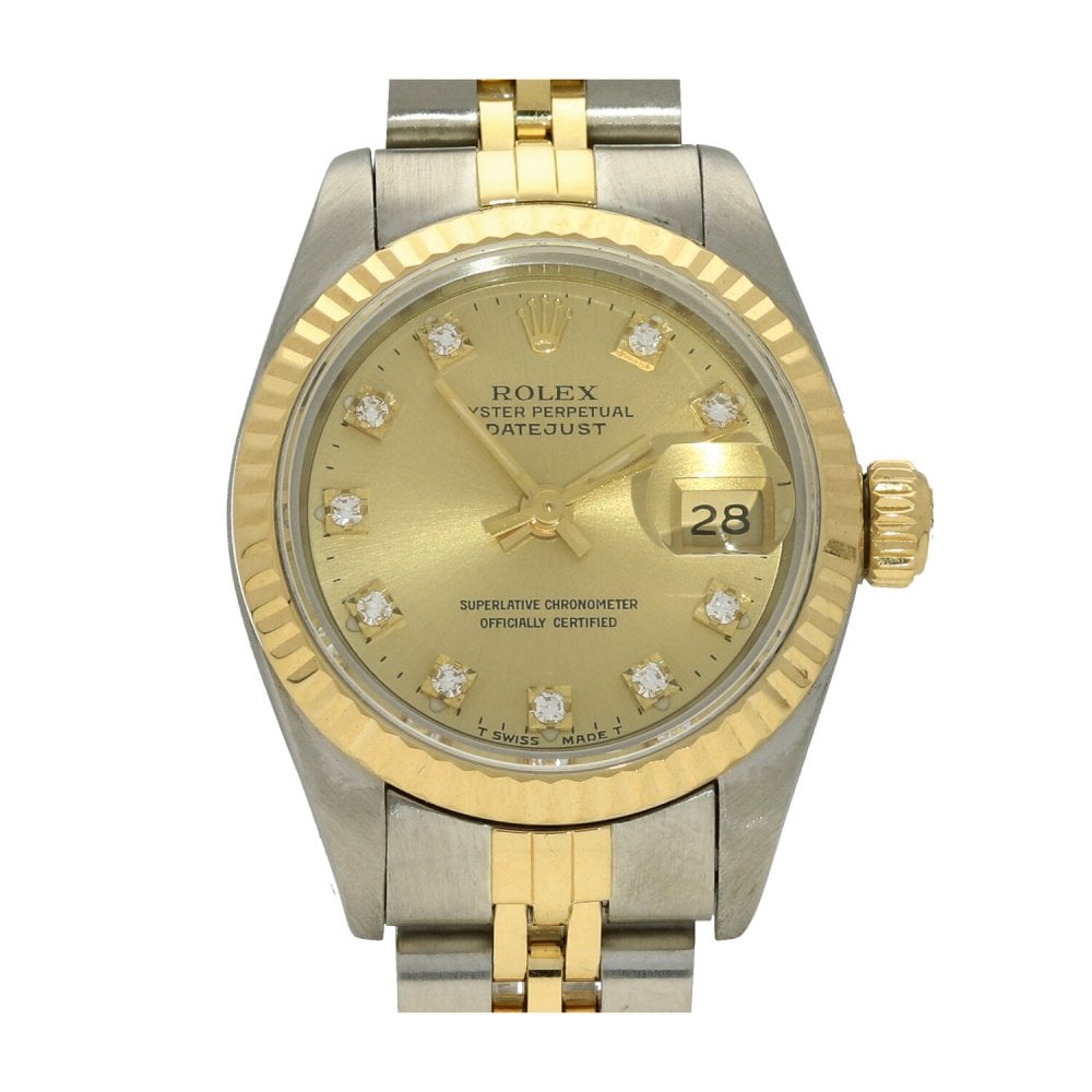 Datejust 69173 - Ladies Watch - Champagne Diamond Dial - 1993