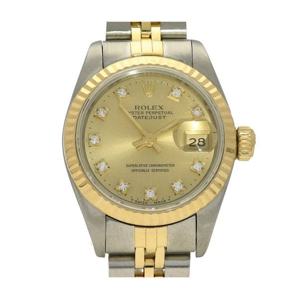 Datejust 69173 - Ladies Watch - Champagne Diamond Dial - 1993