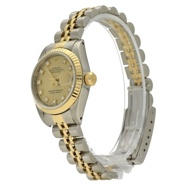 Datejust 69173 - Ladies Watch - Champagne Diamond Dial - 1993
