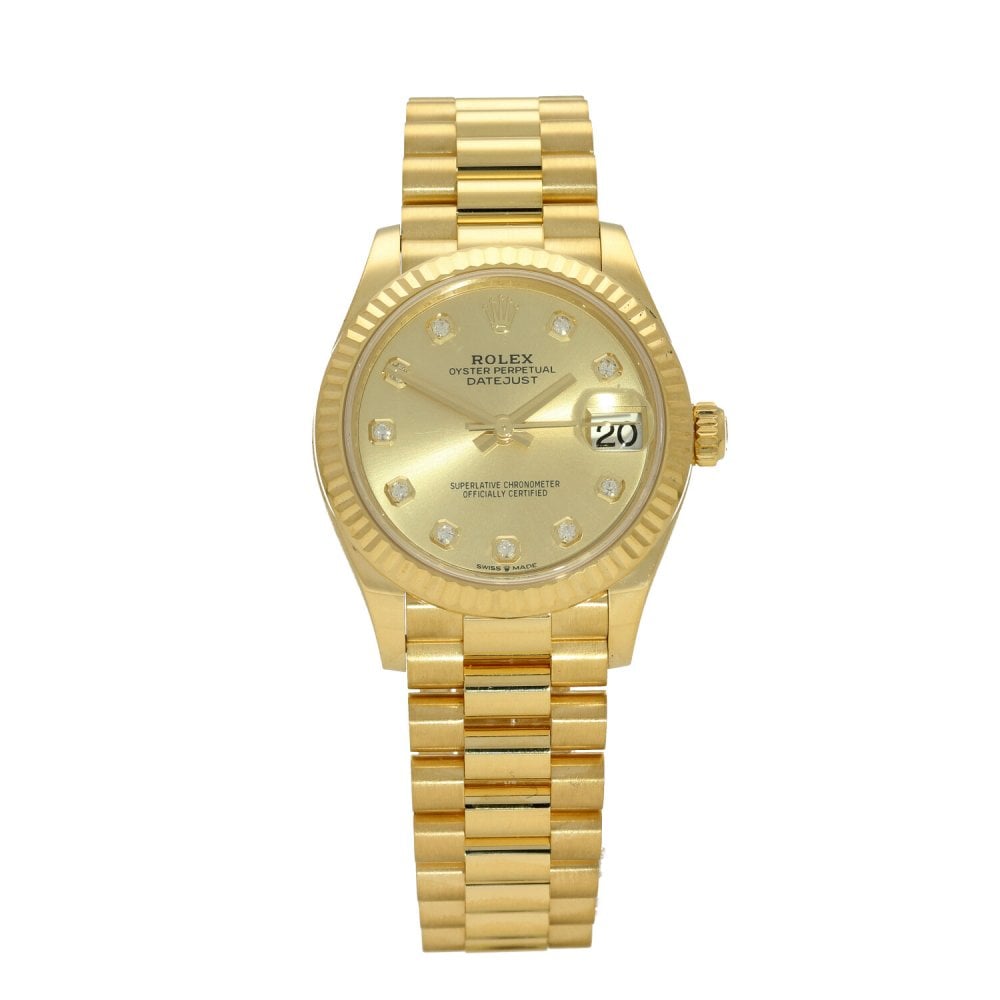 Datejust 278278 - 31mm - Champagne Diamond Dial - 2021