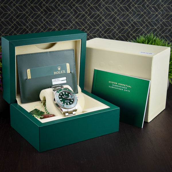 Submariner 116610LV - Mens Watch - Green Dial - 2013