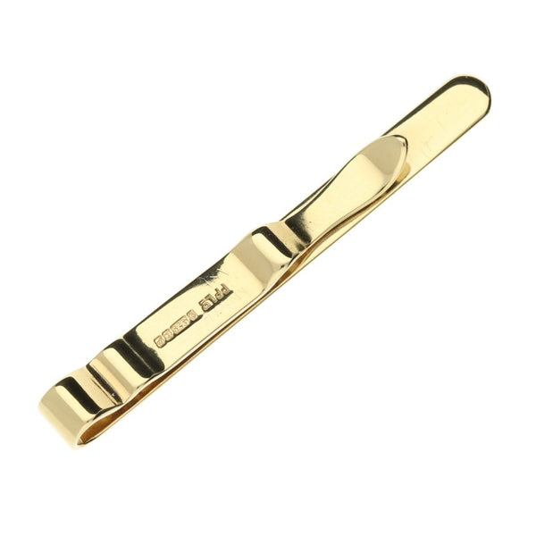 Gents 9ct Yellow Gold Tie Slide - 4.0g