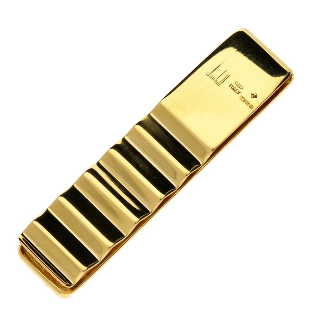 Gents 18ct White & Yellow Gold Money Clip