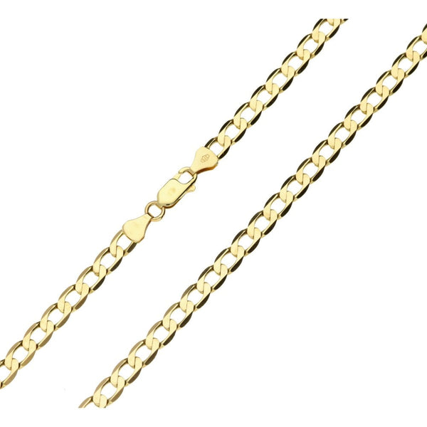 Ladies 9ct Yellow Gold 20" Curb Chain -  14.8g