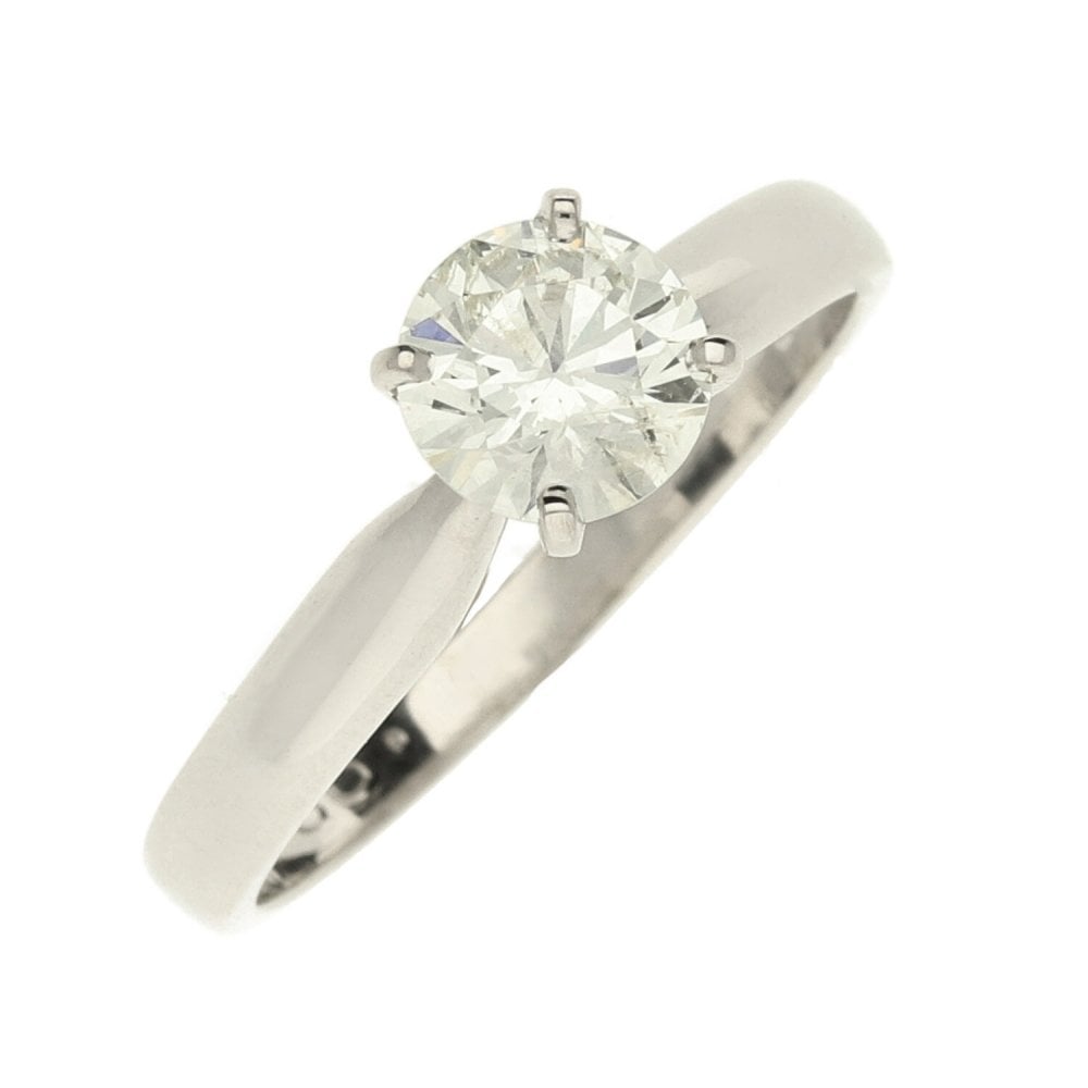 Ladies 18ct White Gold Diamond Engagement Ring - 1.00ct