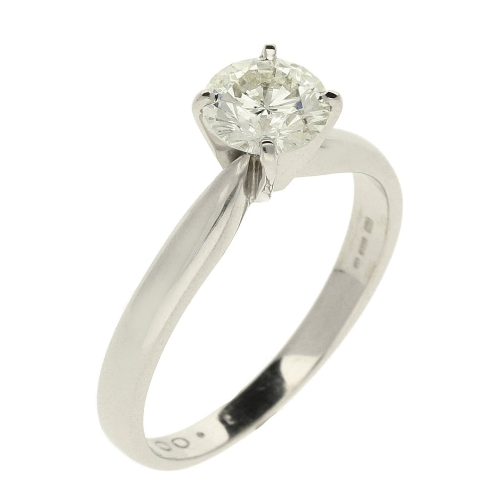 Ladies 18ct White Gold Diamond Engagement Ring - 1.00ct