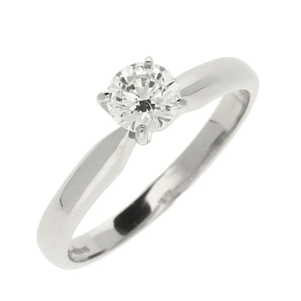 Ladies Platinum Diamond Engagement Ring - Size M½