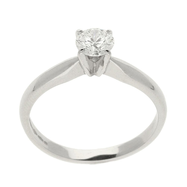 Ladies Platinum Diamond Engagement Ring - Size M½