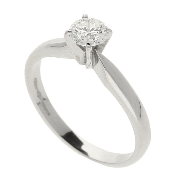Ladies Platinum Diamond Engagement Ring - Size M½