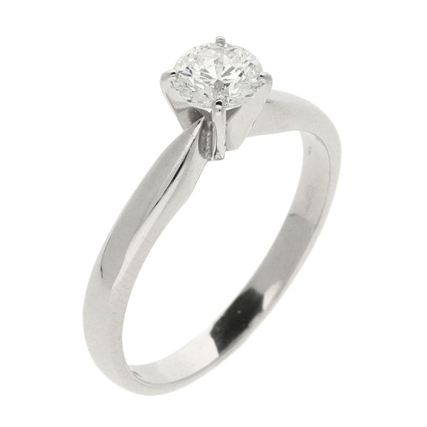 Ladies Platinum Diamond Engagement Ring - Size M½