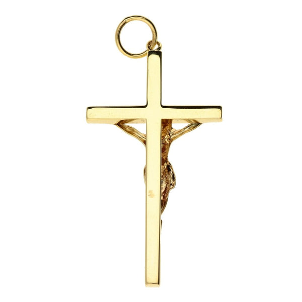 Ladies 9ct Yellow Gold Crucifix
