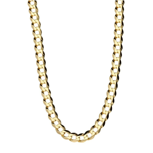 Ladies 9ct Yellow Gold Curb Chain - 20"