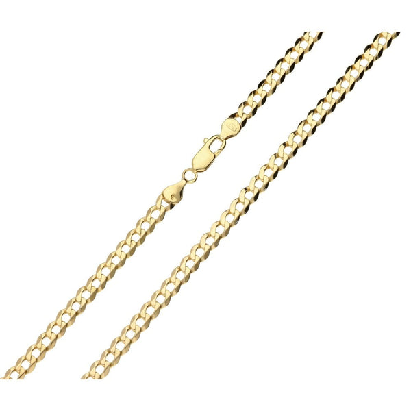 Ladies 9ct Yellow Gold Curb Chain - 20"