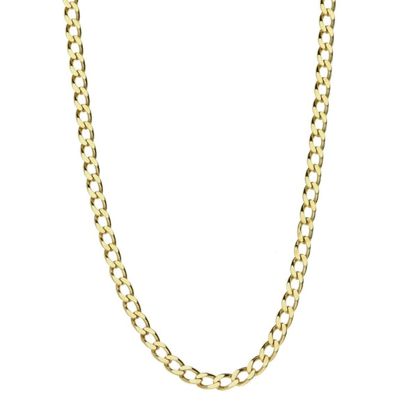 Ladies 9ct Yellow Gold Curb Chain - 22"