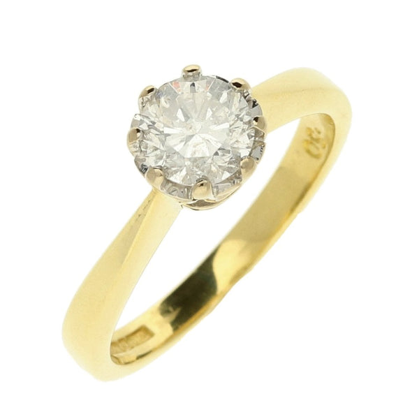 Ladies 18ct Yellow Gold Diamond Engagement Ring - 0.50ct