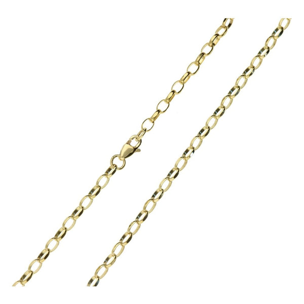 Men's 9ct Yellow Gold Belcher Chain - 26'' - 10.1g