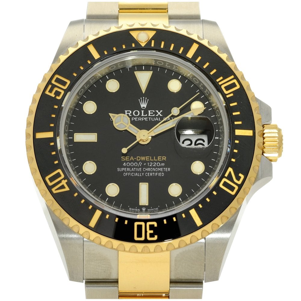 Sea-Dweller 126603 - Steel & Gold Watch - Black Dial - 2022