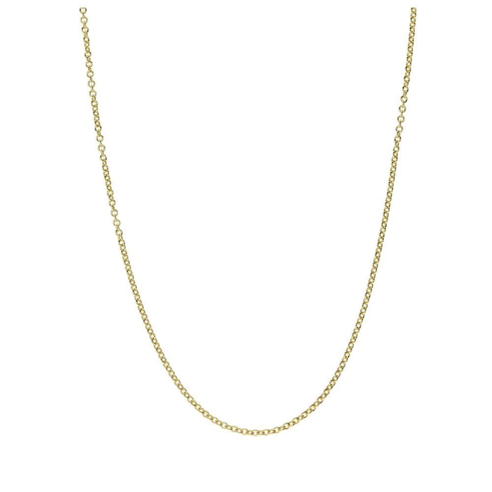 18ct Yellow Gold Ladies Fine Trace Chain - 18 inch