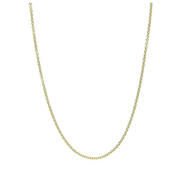 18ct Yellow Gold Ladies Fine Trace Chain - 18 inch