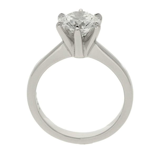 1.71ct Diamond Platinum Engagement Ring - G - VS1
