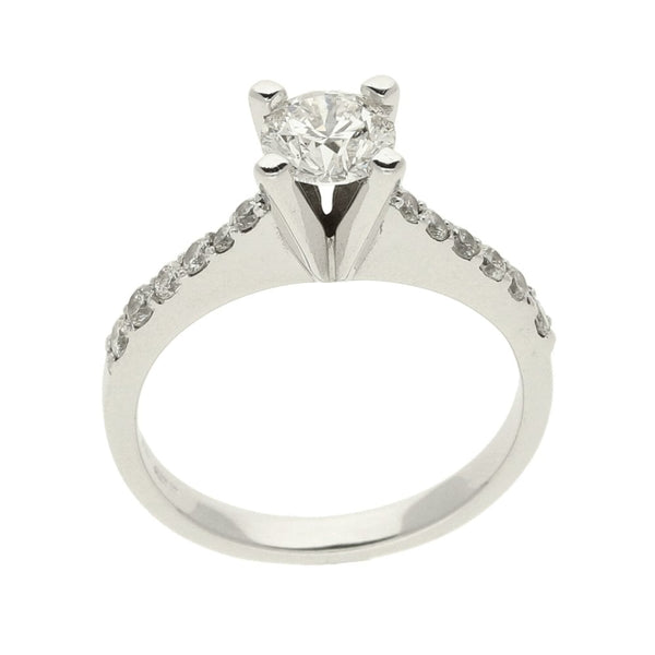 18ct White Gold Diamond Engagement Ring - 0.68ct